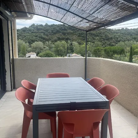 Fleur D 'oranger - Piscine Privative Feriehus Roquebrun